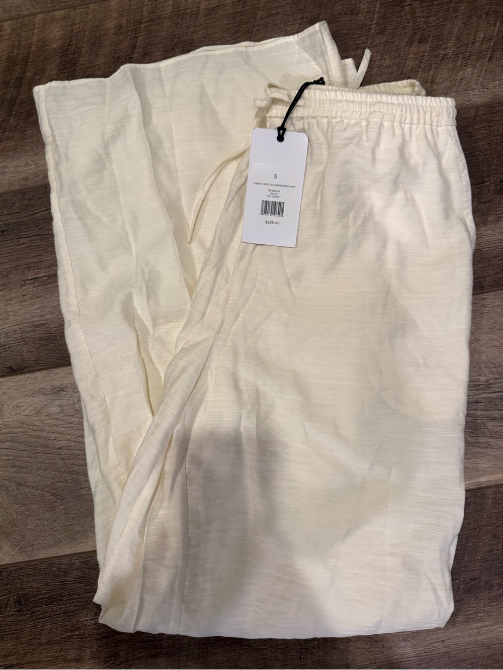 NWT Onia Textured Gauze Wide Leg Pant